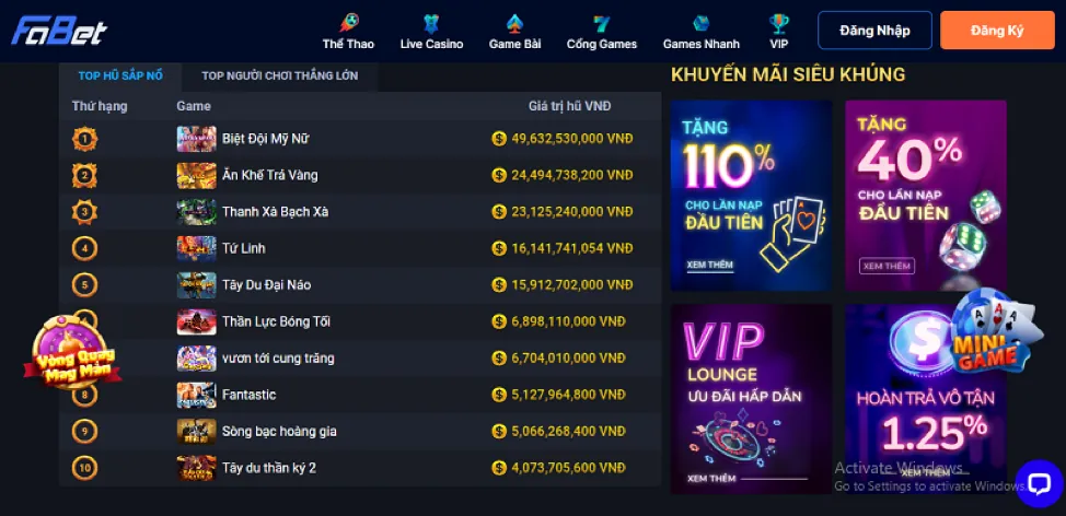 Baccarat tại 777king99 bắn cá